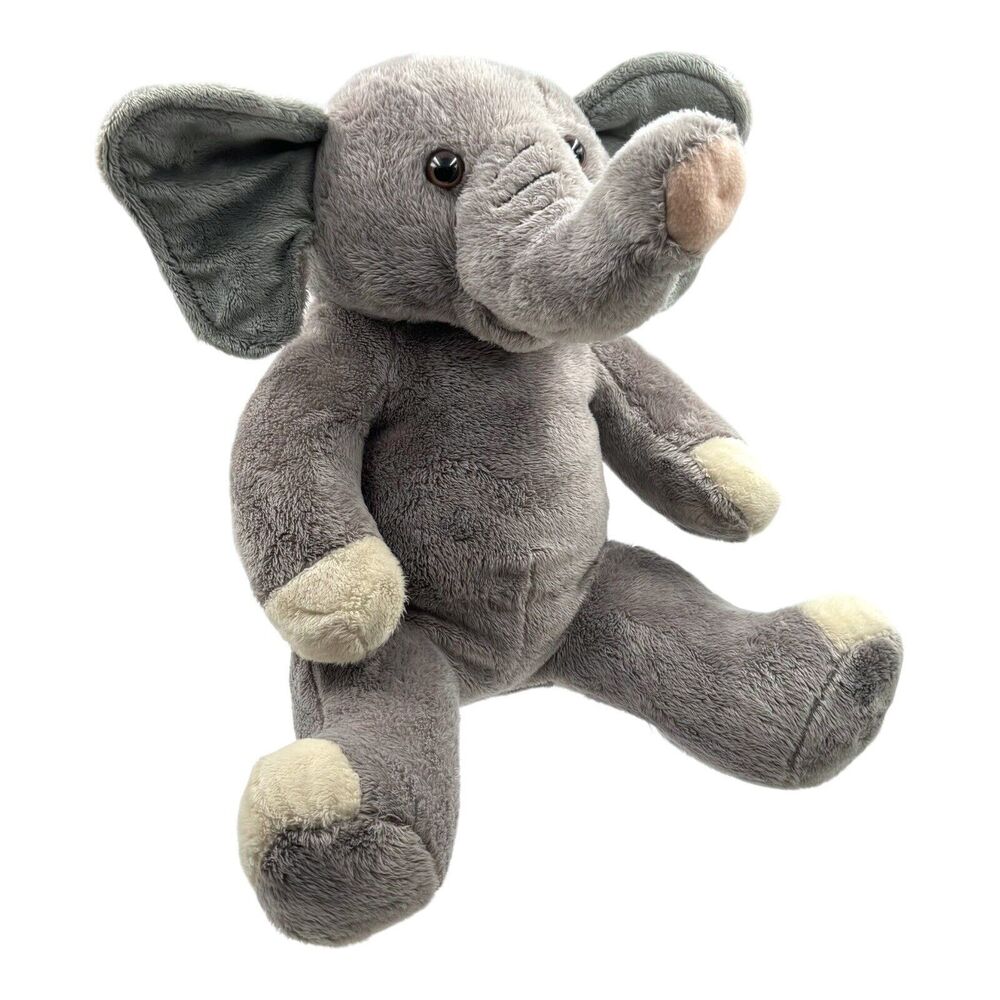 Build a Bear Plush Asian Elephant No Tusks Stuffed Animal Toy RETIRED 2014 HTF